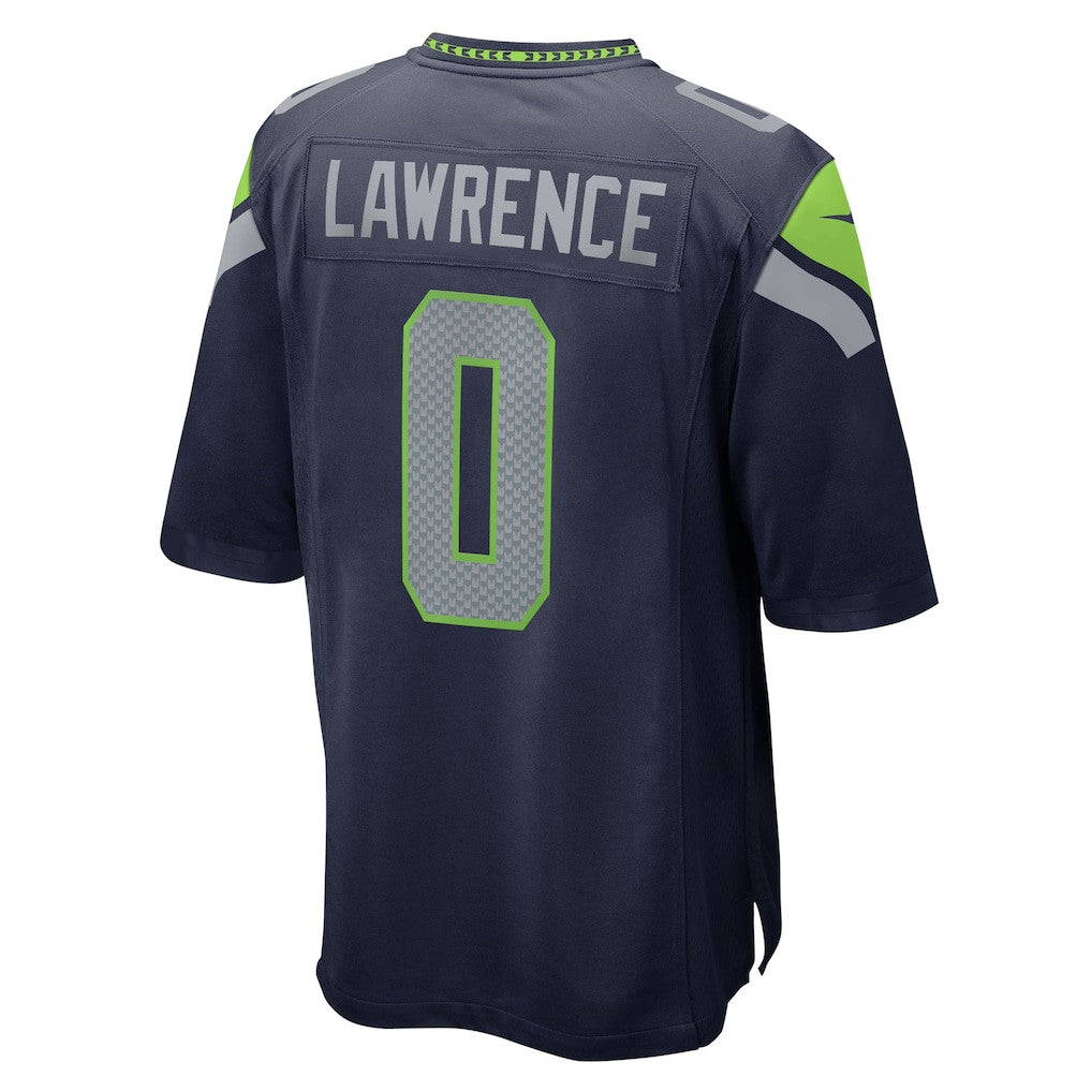 DeMarcus Lawrence 0 Seattle Seahawks 2026 Super Bowl LX Game Jersey - College Navy