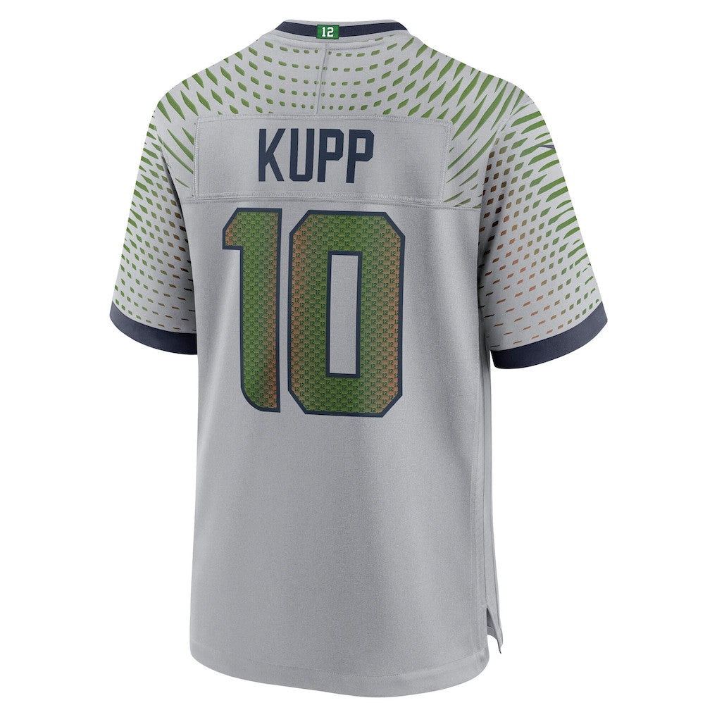 Cooper Kupp 10 Seattle Seahawks 2026 Super Bowl LX - Wolf Gray Rivalries Collection Limited Jersey