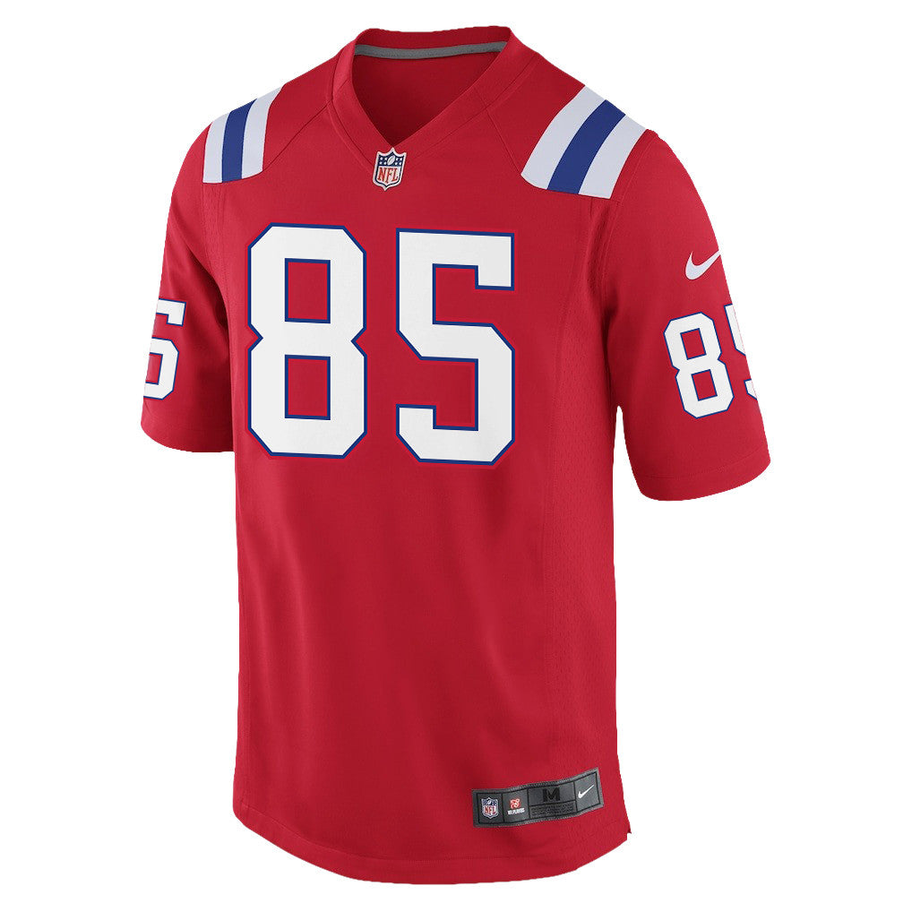 Hunter Henry 85 New England Patriots YOUTH 2026 Super Bowl LX - Alternate Game Jersey - Red