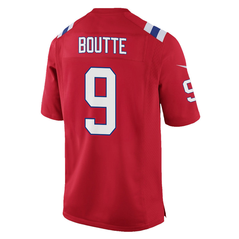 Kayshon Boutte 9 New England Patriots YOUTH 2026 Super Bowl LX - Alternate Game Jersey - Red