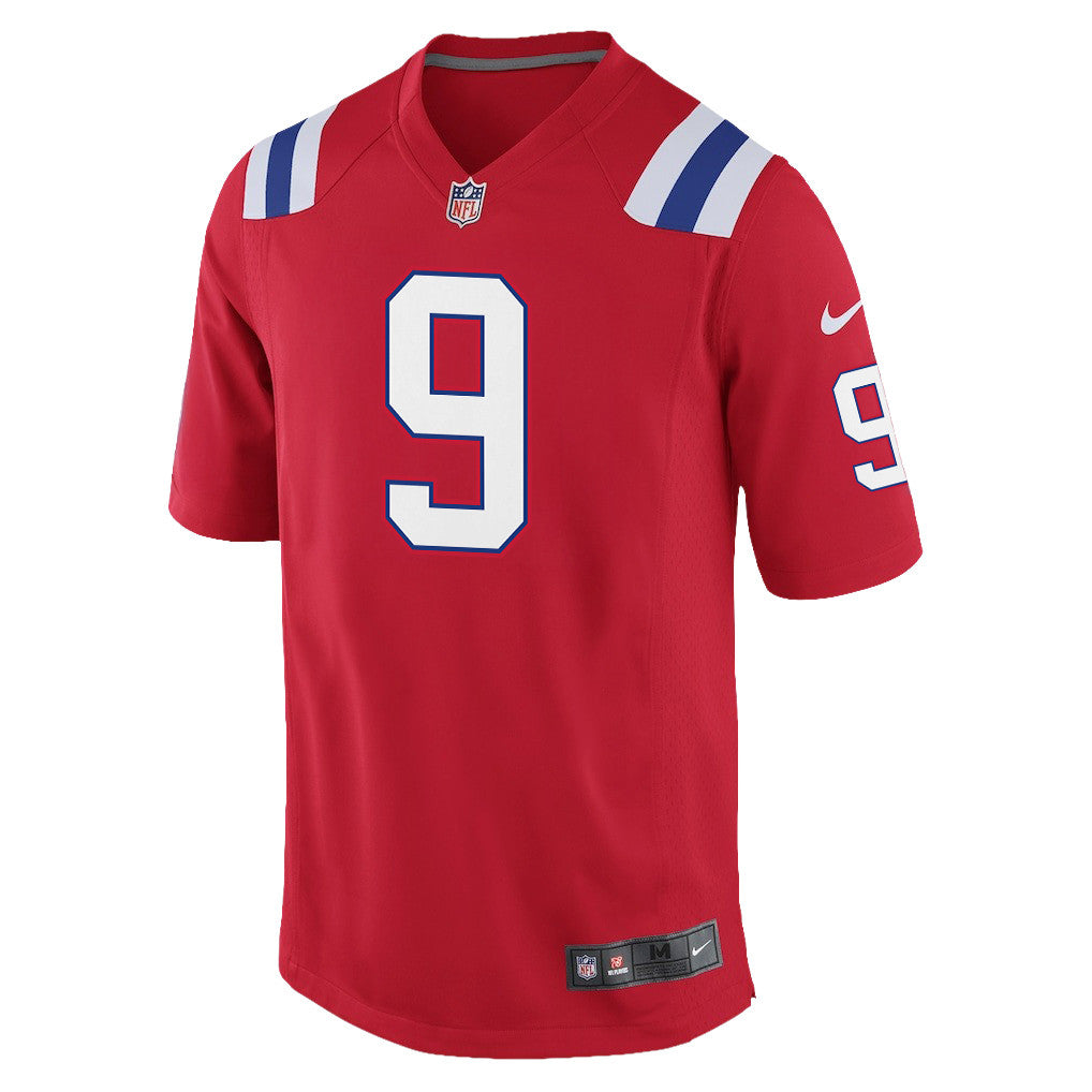 Kayshon Boutte 9 New England Patriots YOUTH 2026 Super Bowl LX - Alternate Game Jersey - Red