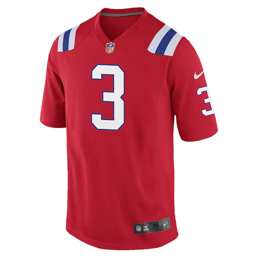 DeMario Douglas 3 New England Patriots YOUTH 2026 Super Bowl LX - Alternate Game Jersey - Red