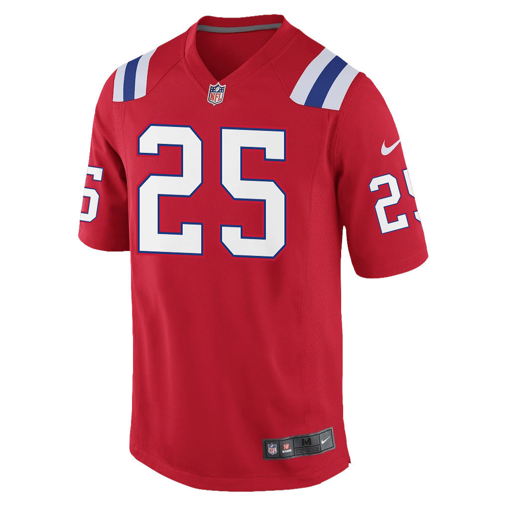 Marcus Jones 25 New England Patriots YOUTH 2026 Super Bowl LX - Alternate Game Jersey - Red