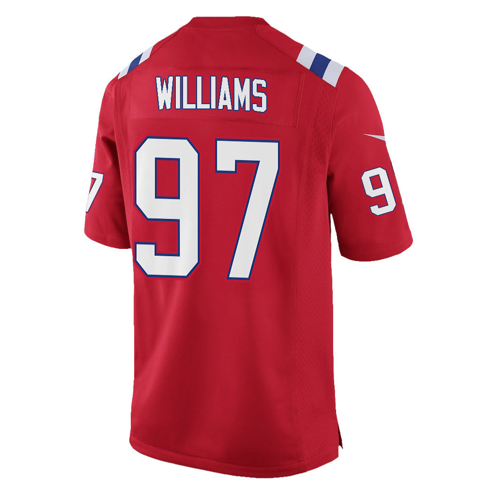 Milton Williams 97 New England Patriots YOUTH 2026 Super Bowl LX - Alternate Game Jersey - Red
