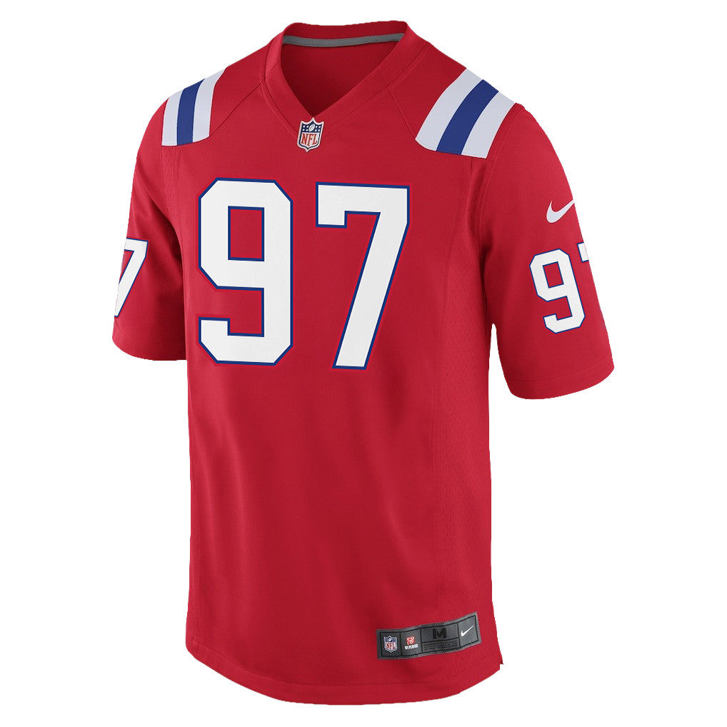 Milton Williams 97 New England Patriots YOUTH 2026 Super Bowl LX - Alternate Game Jersey - Red