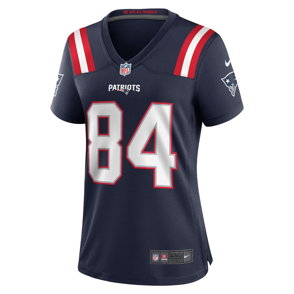Kendrick Bourne 84 New England Patriots 2026 Super Bowl LX - Women's Game Jersey - Navy
