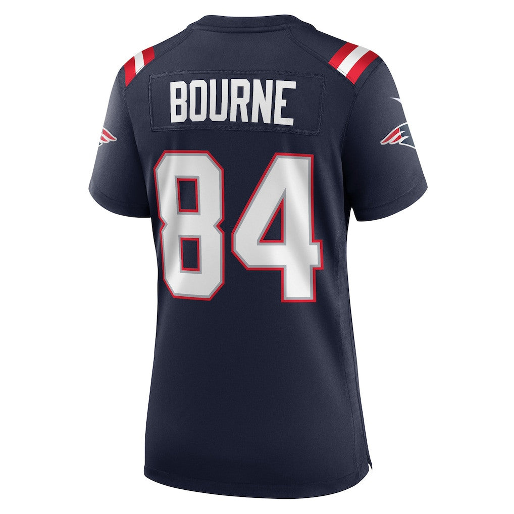 Kendrick Bourne 84 New England Patriots 2026 Super Bowl LX - Women's Game Jersey - Navy