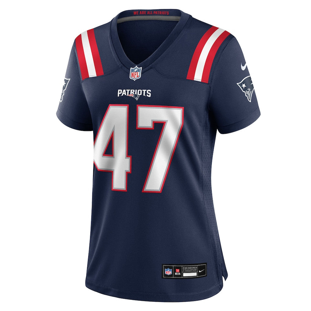 Julian Ashby 47 New England Patriots 2026 Super Bowl LX - Women's Game Jersey - Navy