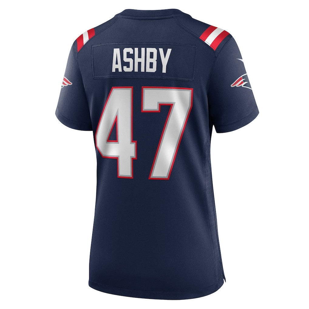 Julian Ashby 47 New England Patriots 2026 Super Bowl LX - Women's Game Jersey - Navy