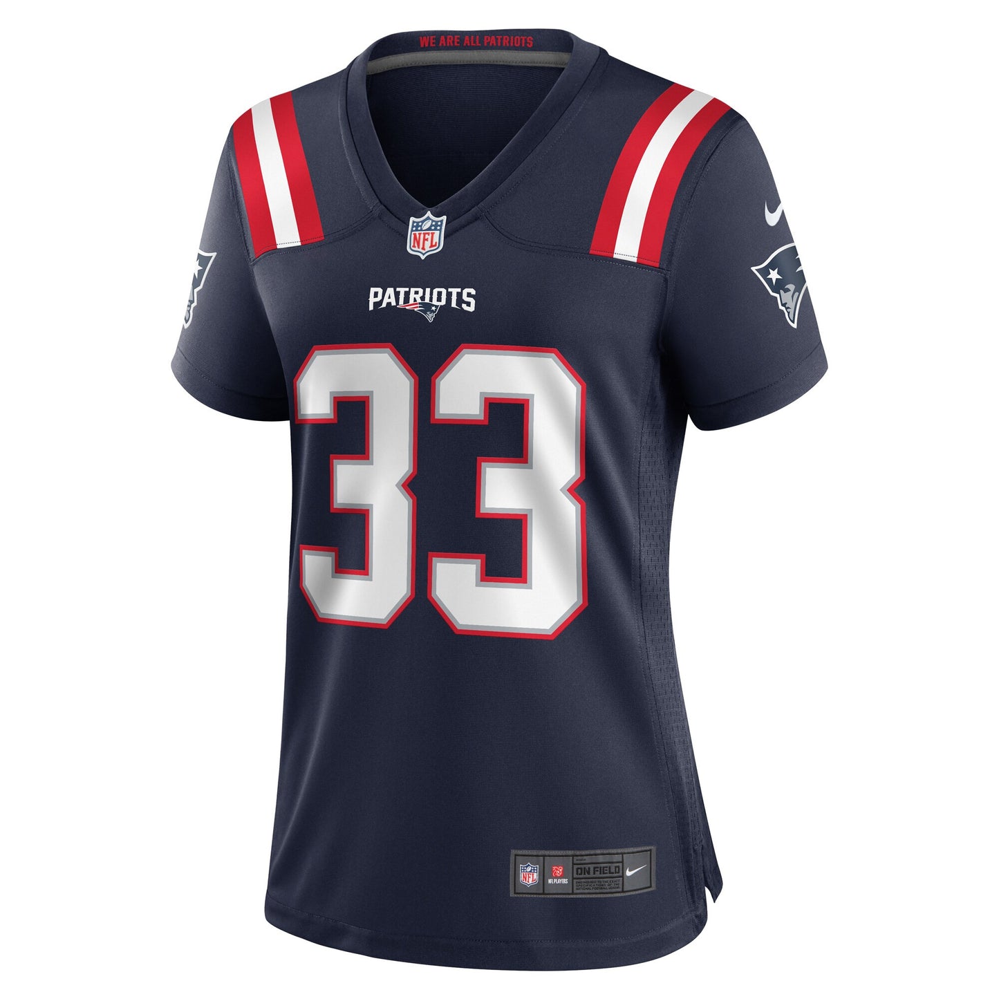 Anfernee Jennings 33 New England Patriots 2026 Super Bowl LX - Women's Game Jersey - Navy