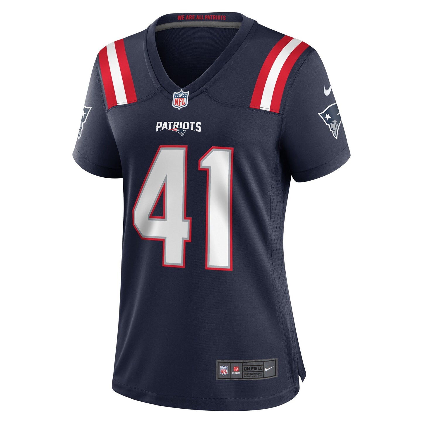 Brenden Schooler 41 New England Patriots 2026 Super Bowl LX - Women's Game Jersey - Navy