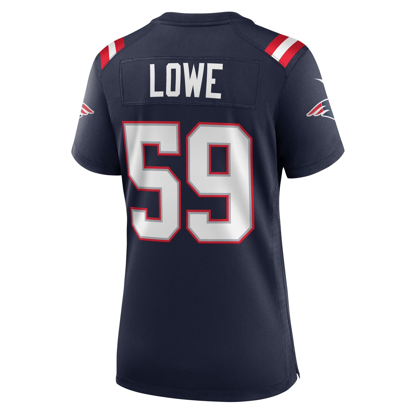 Vederian Lowe 59 New England Patriots 2026 Super Bowl LX - Women's Game Jersey - Navy