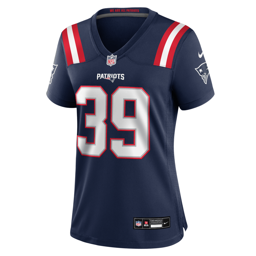Tyron Herring 39 New England Patriots 2026 Super Bowl LX - Women's Game Jersey - Navy