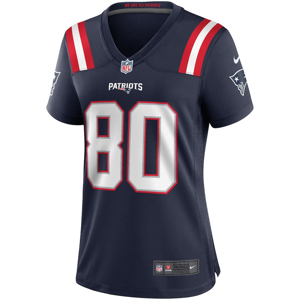 Troy Brown 80 New England Patriots 2026 Super Bowl LX - Women's Game Jersey - Navy