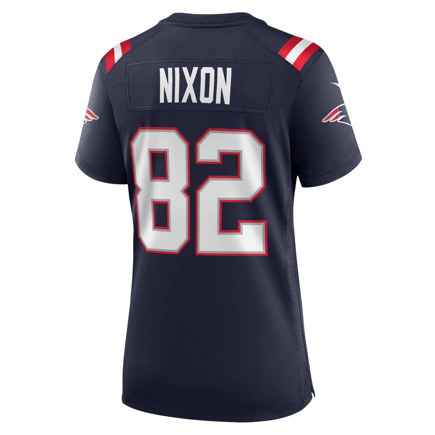 Tre Nixon 82 New England Patriots 2026 Super Bowl LX - Women's Game Jersey - Navy