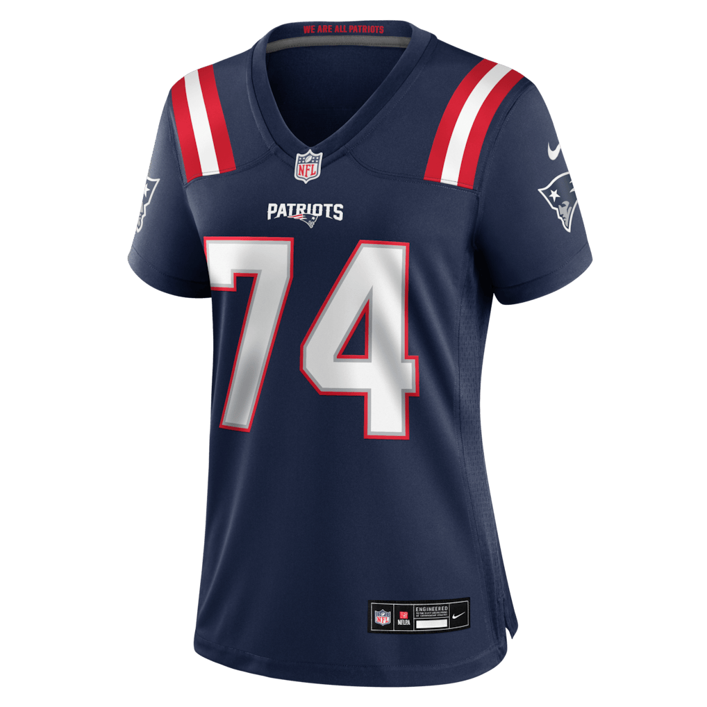 Royce Newman 74 New England Patriots 2026 Super Bowl LX - Women's Game Jersey - Navy