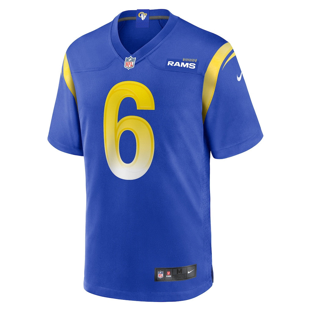 Tre'Vius Hodges-Tomlinson 6 Los Angeles Rams 2026 Super Bowl LX - Royal Game Player Jersey