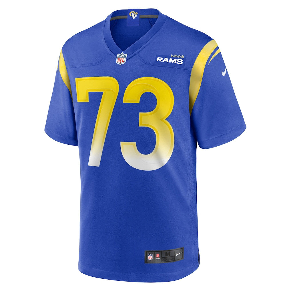 Steve Avila 73 Los Angeles Rams 2026 Super Bowl LX - Royal Game Player Jersey