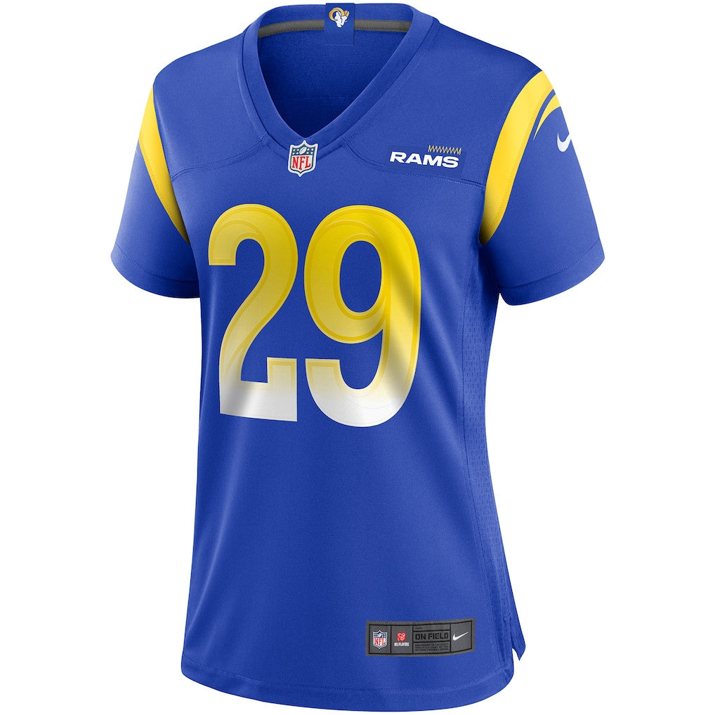 Eric Dickerson 29 Women's Los Angeles Rams 2026 Super Bowl LX - Royal Team Game Jersey