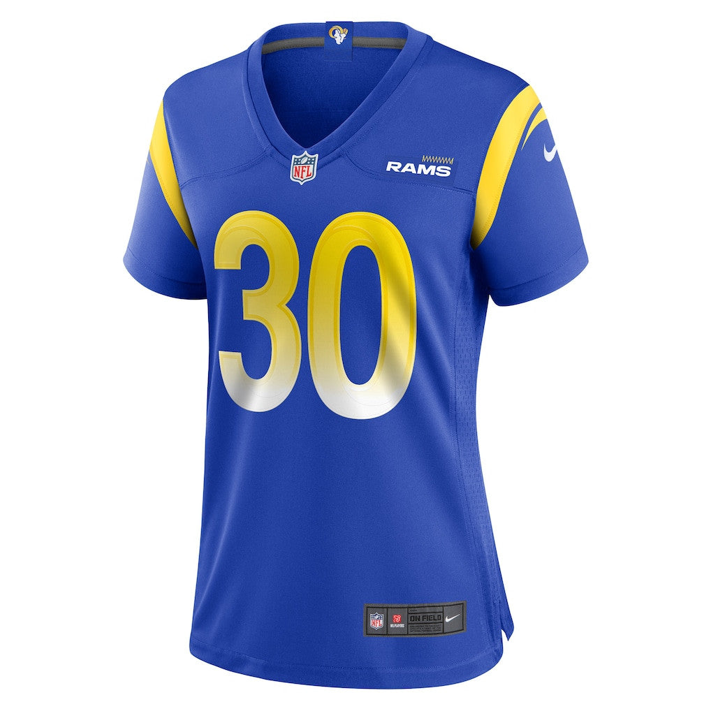 Josh Wallace 30 Women's Los Angeles Rams 2026 Super Bowl LX - Royal Team Game Jersey