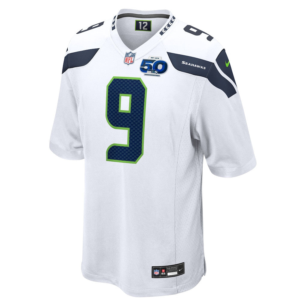 Kenneth Walker III 9 Seattle Seahawks 2026 Super Bowl LX - White Game Jersey