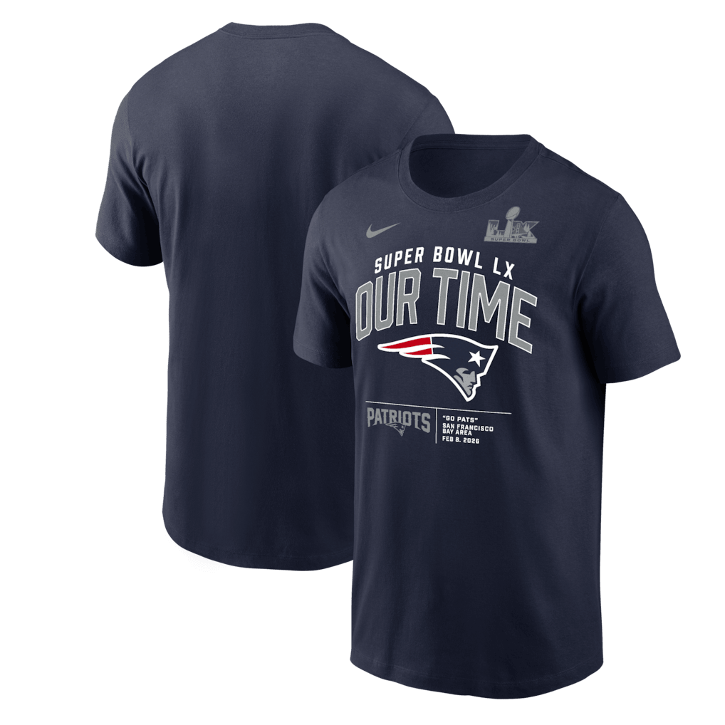 New England Patriots Super Bowl LX Classic T-Shirt - Navy
