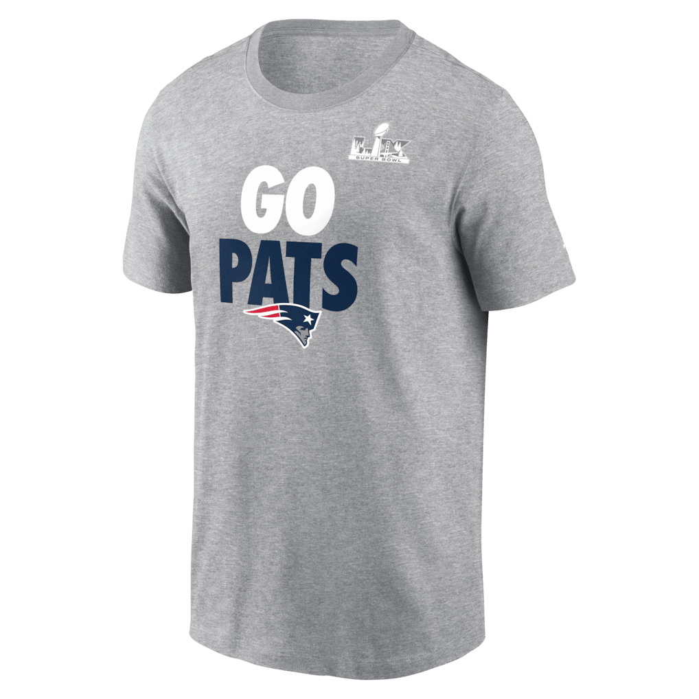 New England Patriots Super Bowl LX Fast As Fast Gets T-Shirt - Heather Gray