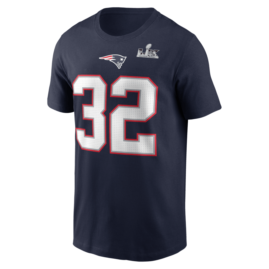 TreVeyon Henderson New England Patriots Player T-Shirt - Navy