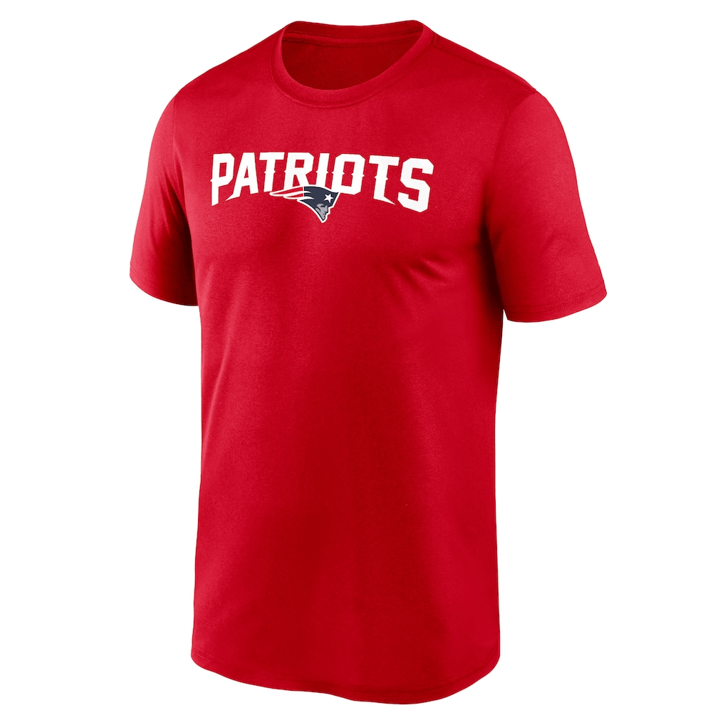 New England Patriots Primetime Legend Wordmark T-Shirt - Red
