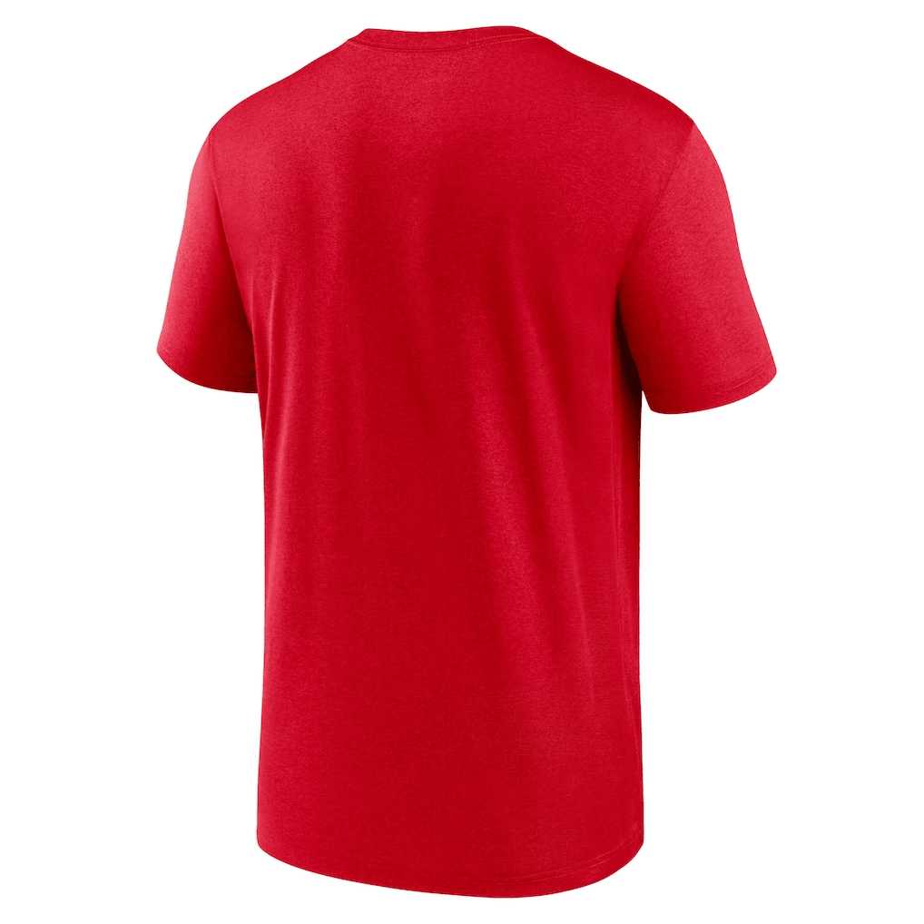 New England Patriots Primetime Legend Wordmark T-Shirt - Red