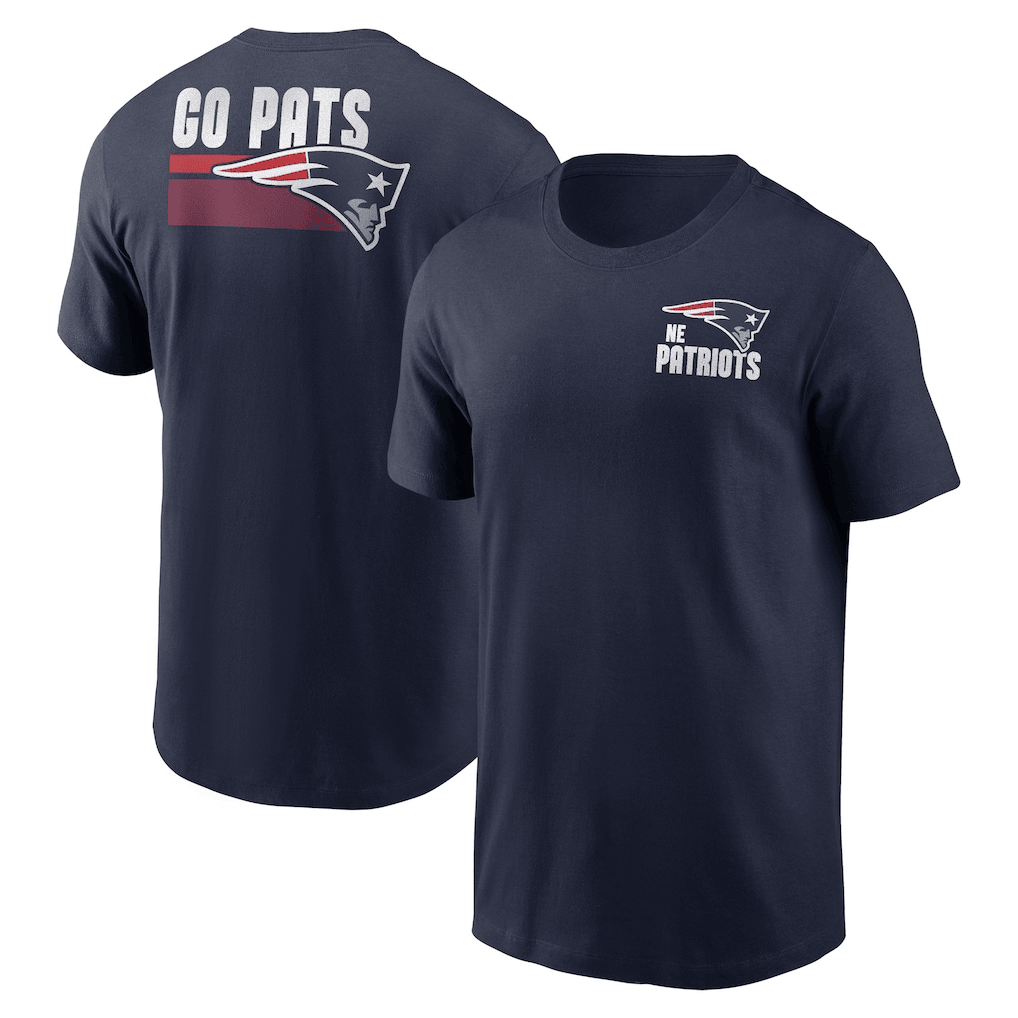 New England Patriots Blitz Essential T-Shirt - Navy