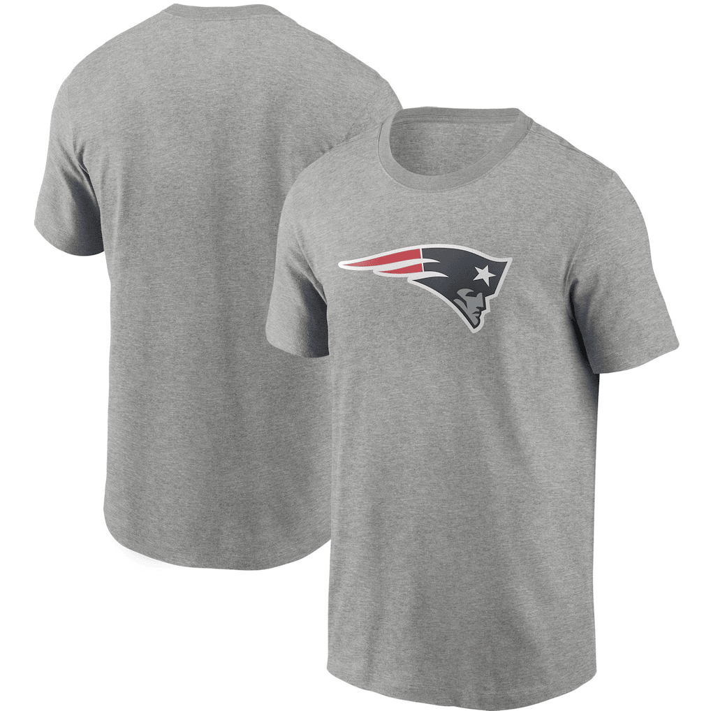 New England Patriots Primetime Legend Logo T-Shirt - Heather Gray