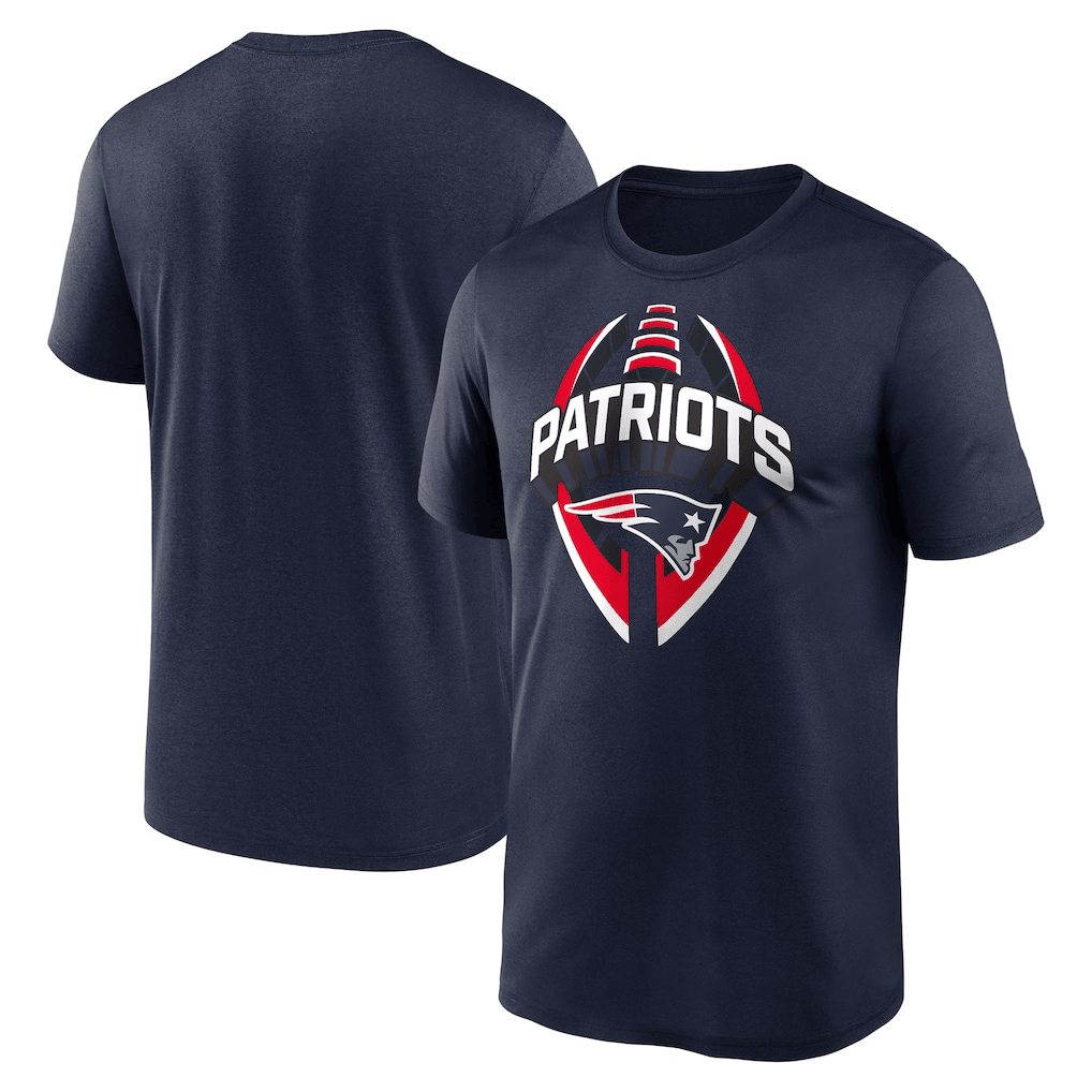 New England Patriots Legend Icon Performance T-Shirt - Navy