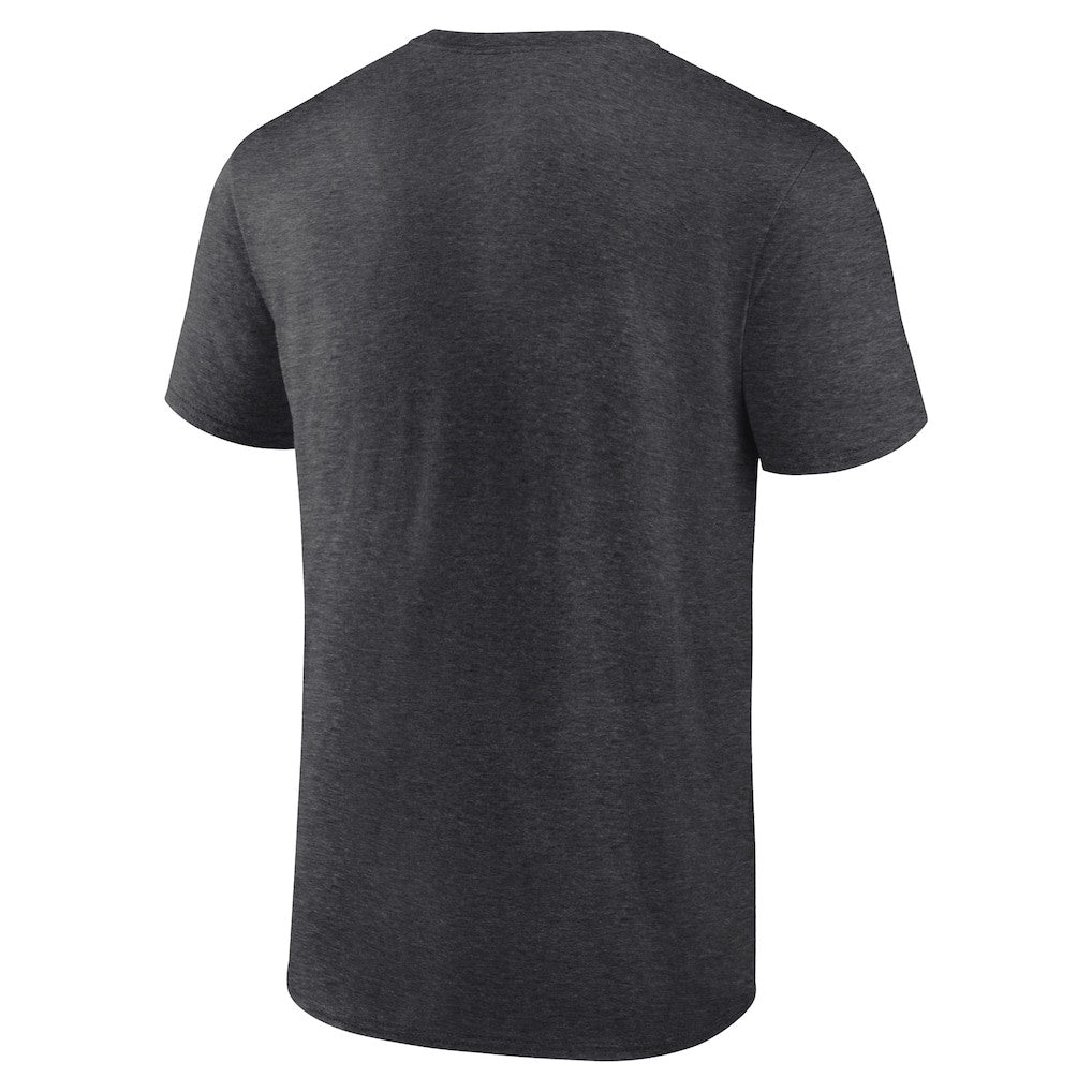 New England Patriots vs. Seattle Seahawks Super Bowl LX Final Battle Dueling T-Shirt - Heather Charcoal