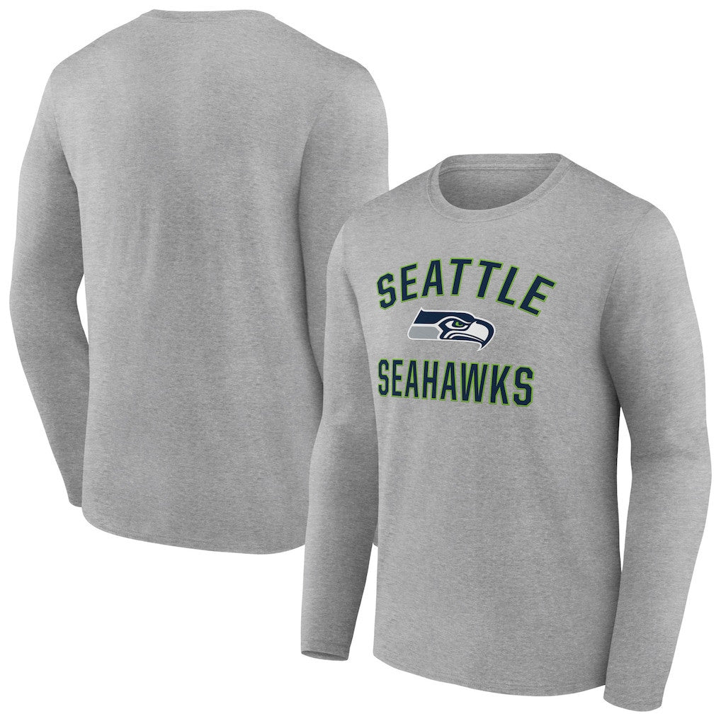 Seattle Seahawks Victory Arch Long Sleeve T-Shirt - Gray