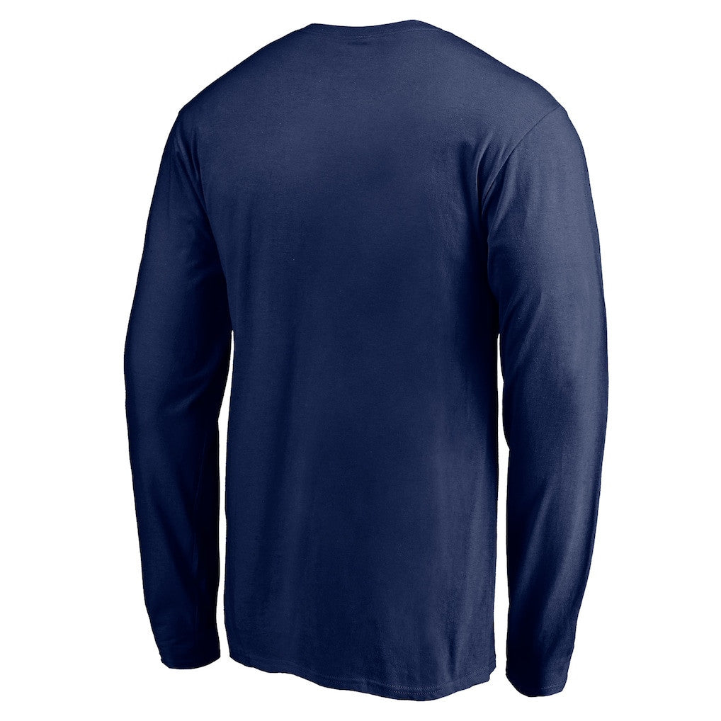 Seattle Seahawks Team Arch Knockout Long Sleeve T-Shirt - Navy