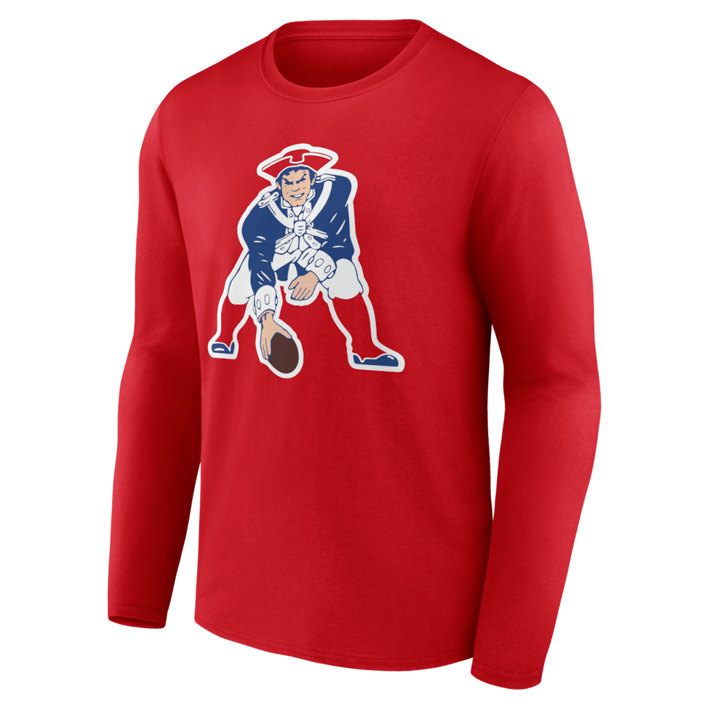 Drake Maye New England Patriots Nickname Long Sleeve T-Shirt - Red