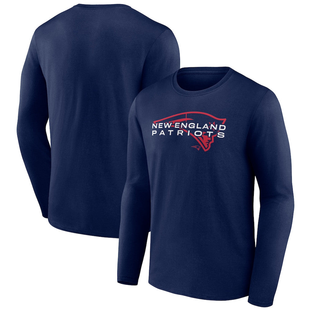 New England Patriots Advance to Victory Long Sleeve T-Shirt - Navy