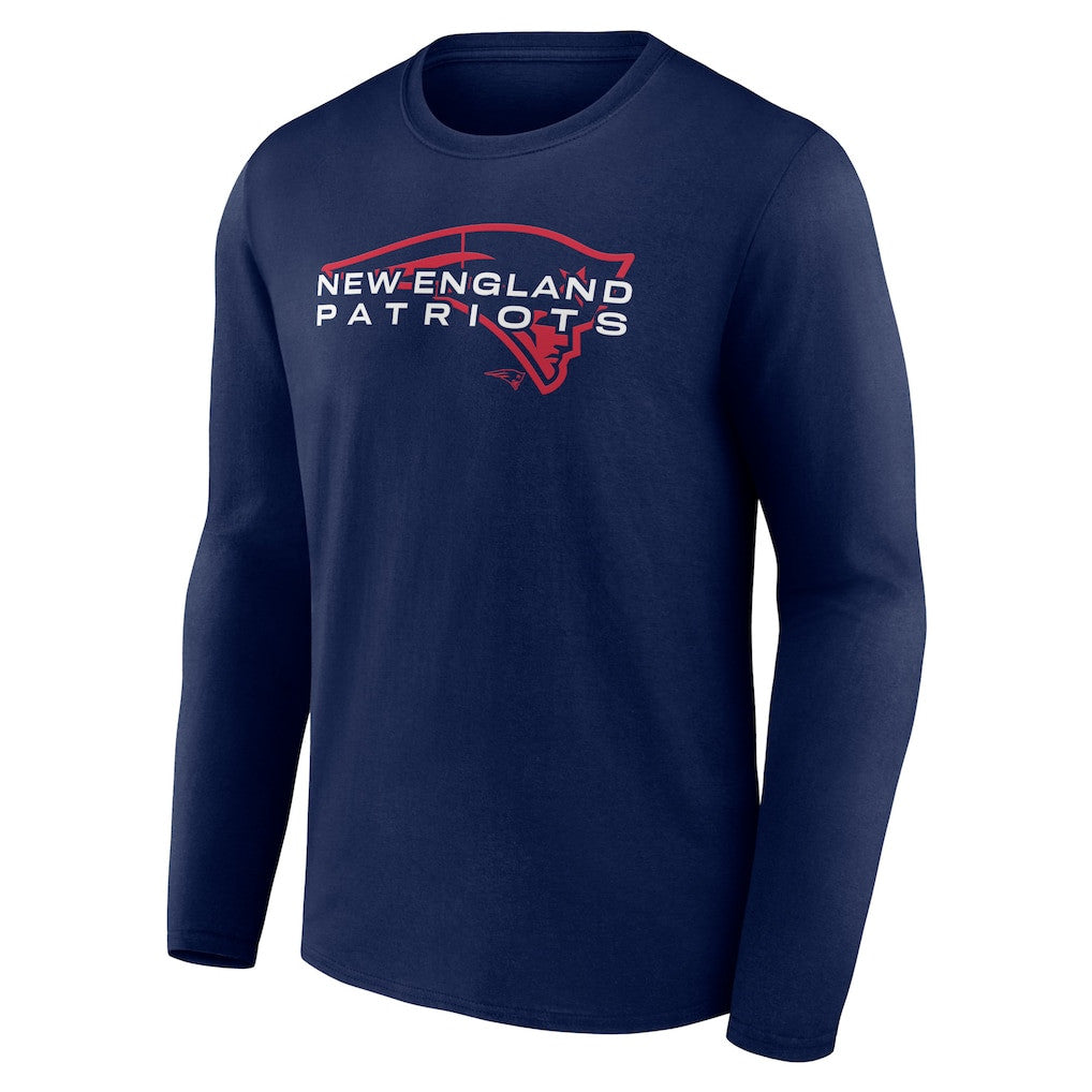 New England Patriots Advance to Victory Long Sleeve T-Shirt - Navy