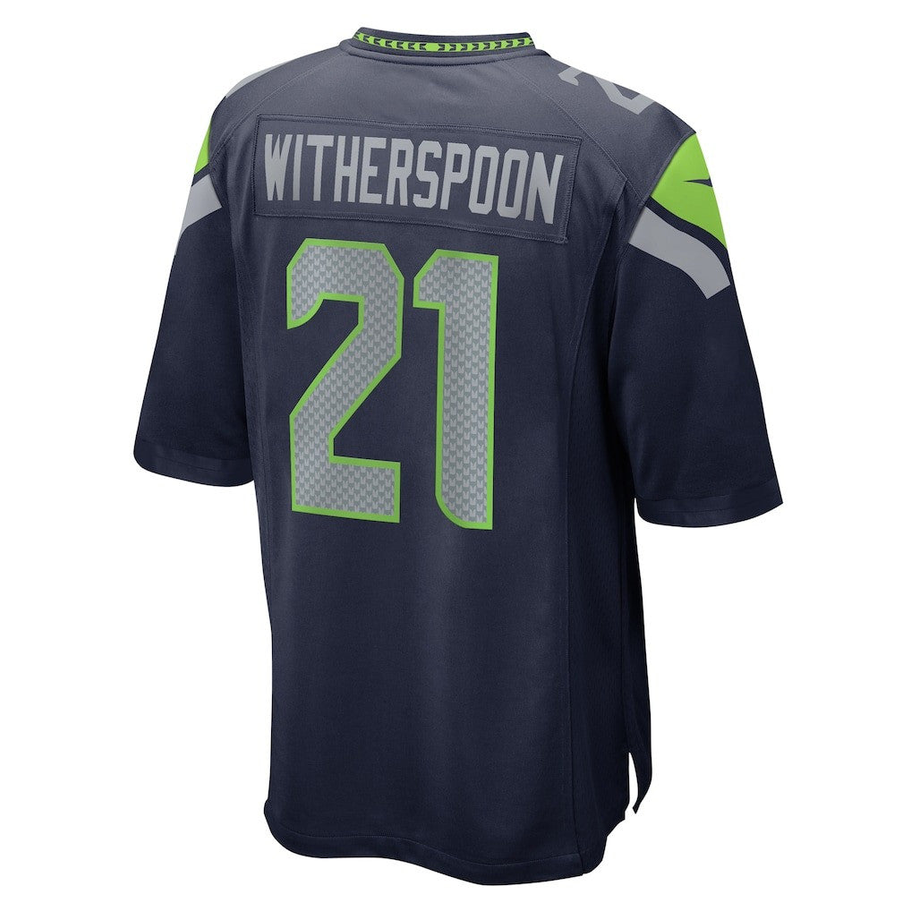 Devon Witherspoon 21 Seattle Seahawks Super Bowl LX Backfield Beast Jersey – Navy