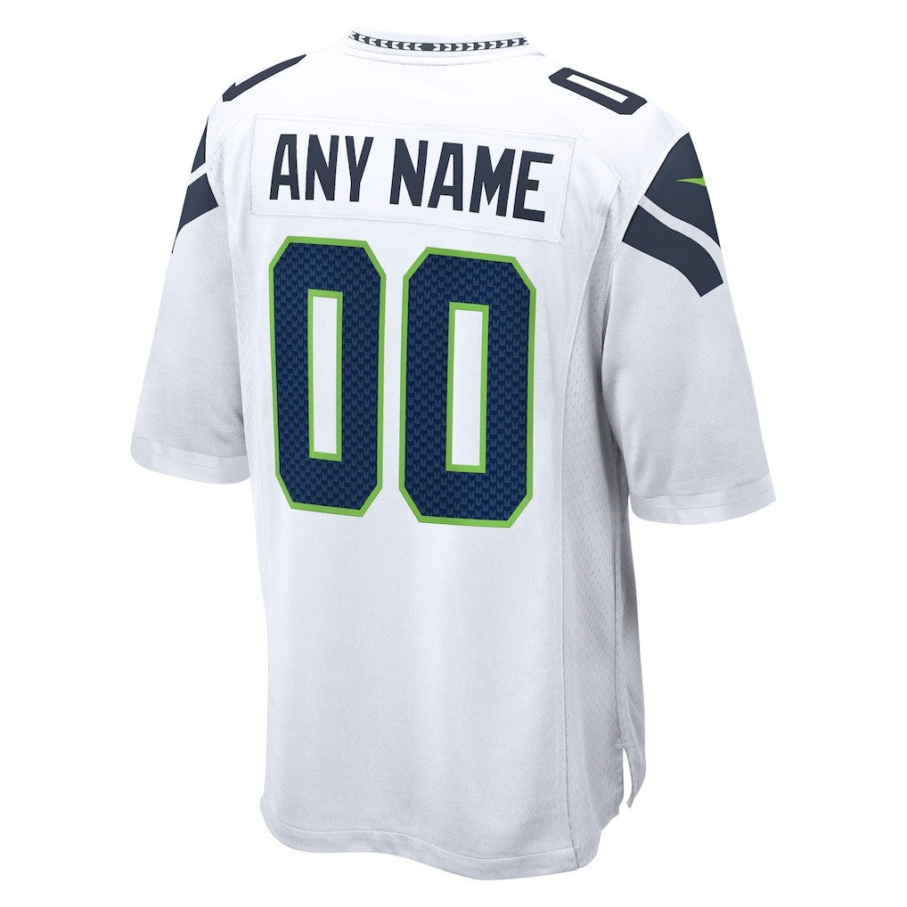 Seattle Seahawks 25-26 Champions Super Bowl LX Custom Game Jersey - White