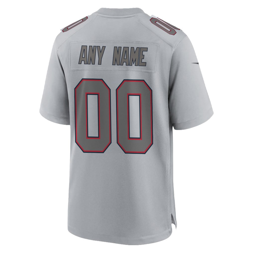 New England Patriots Super Bowl 25/26 Champions LX Custom Atmosphere Fashion Game Jersey - Gray