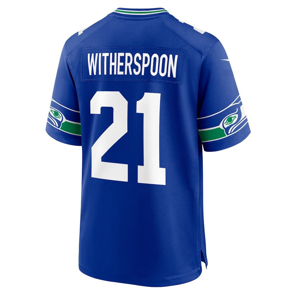Devon Witherspoon 21 Seattle Seahawks Super Bowl LX Breakaway Speed Jersey – Royal Blue