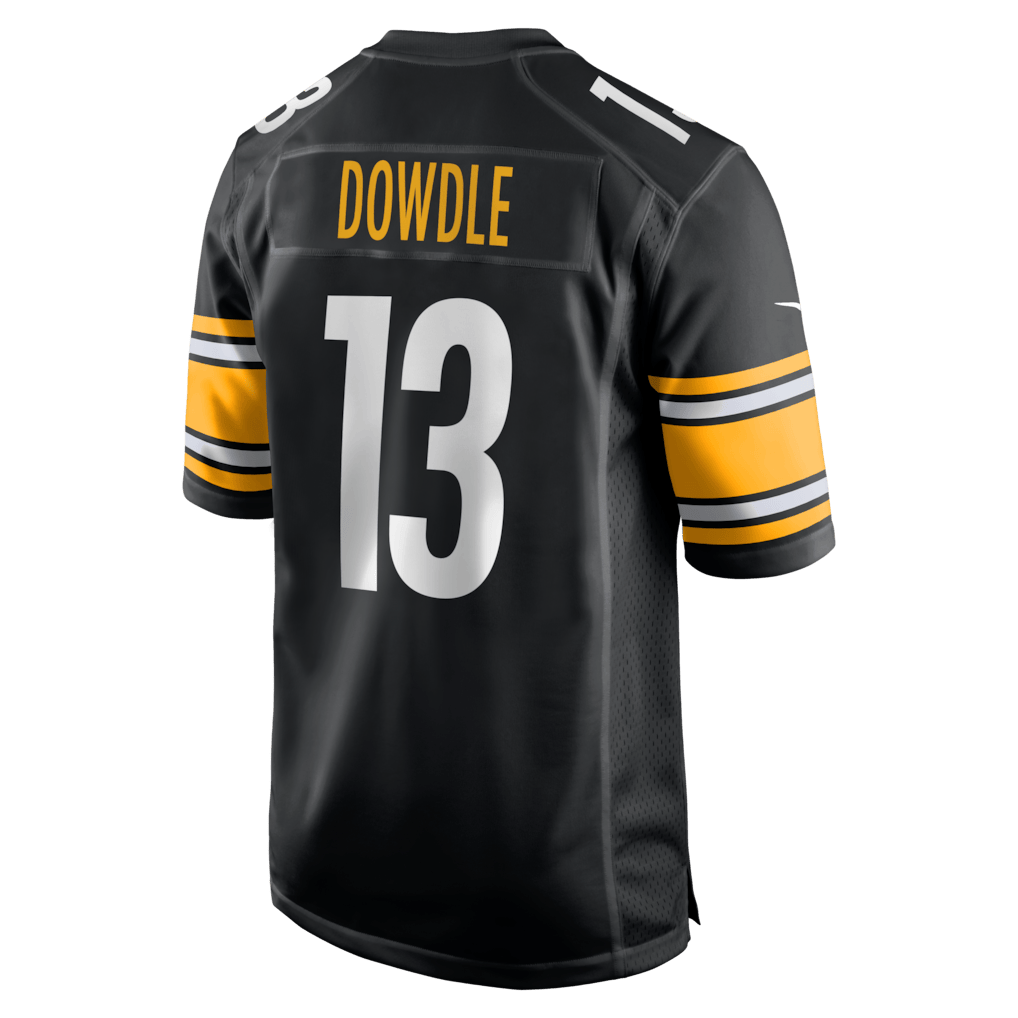 Rico Dowdle 13 Pittsburgh Steelers Game Men Jersey - Black