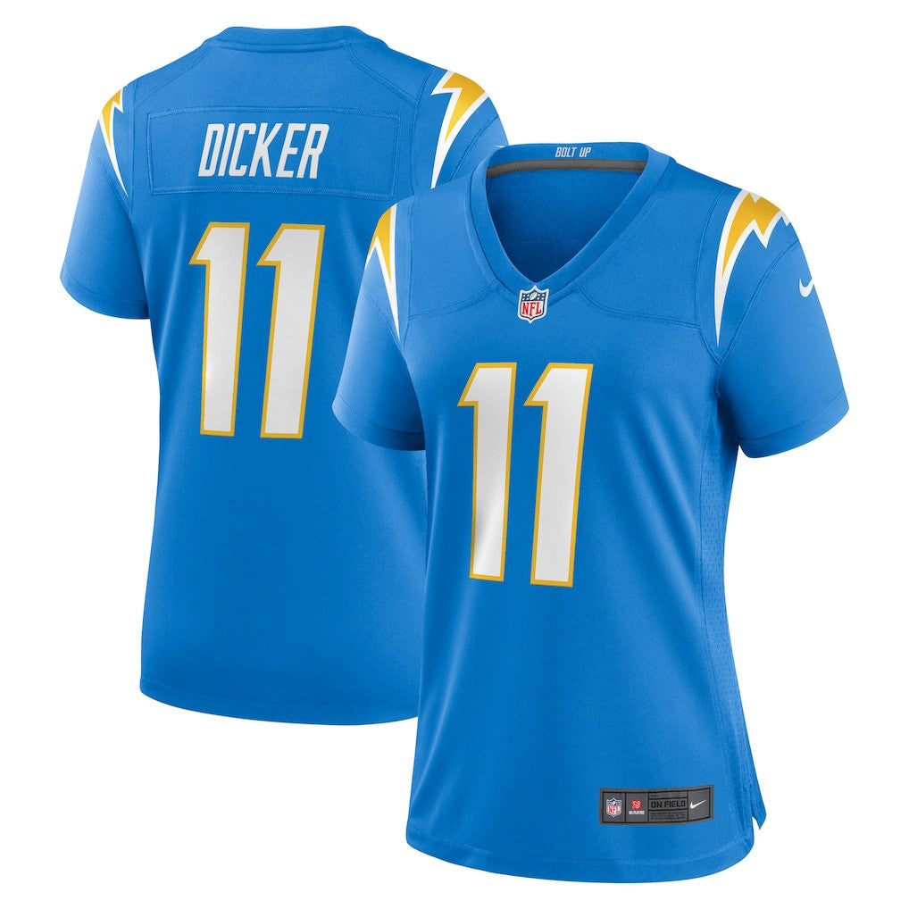 Cameron Dicker 11 Los Angeles Chargers Women's Game Jersey - Powder Blue