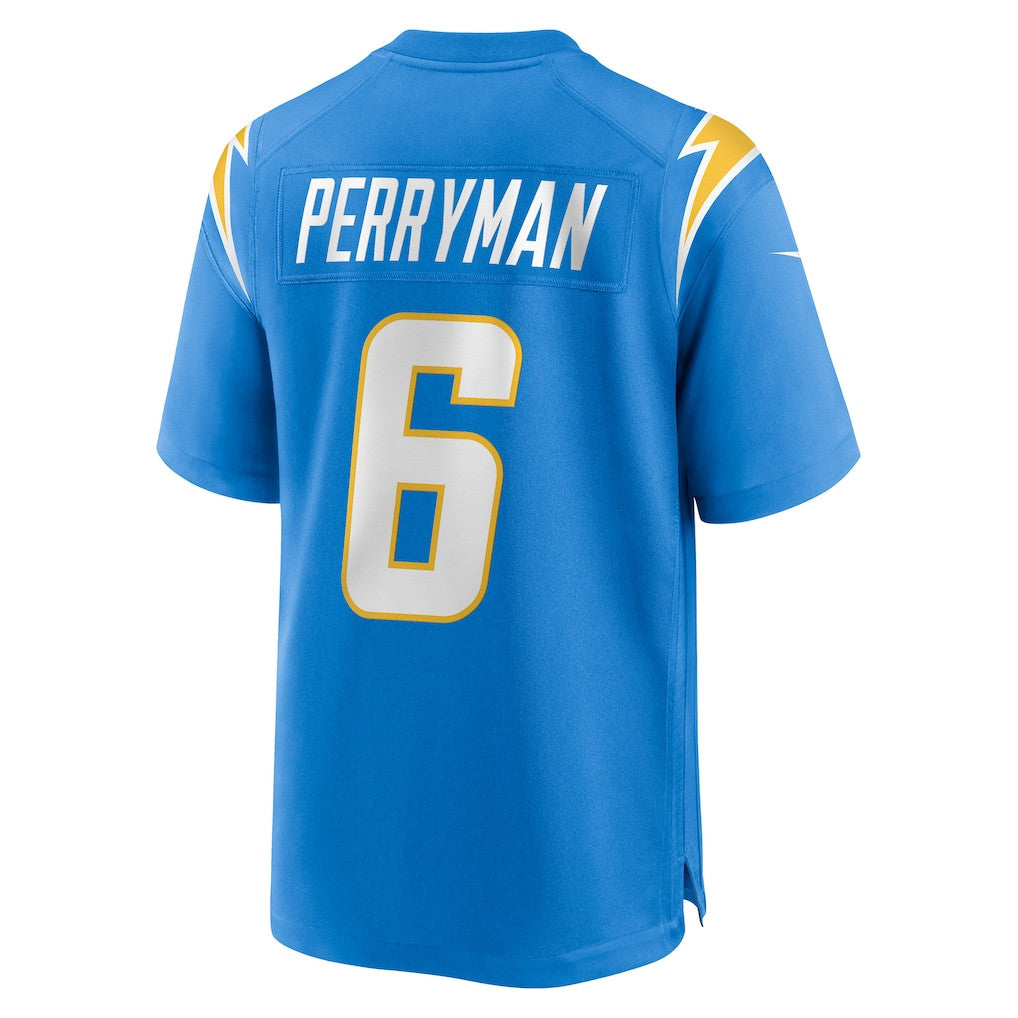 Denzel Perryman 6 Los Angeles Chargers Team Game Men Jersey - Powder Blue