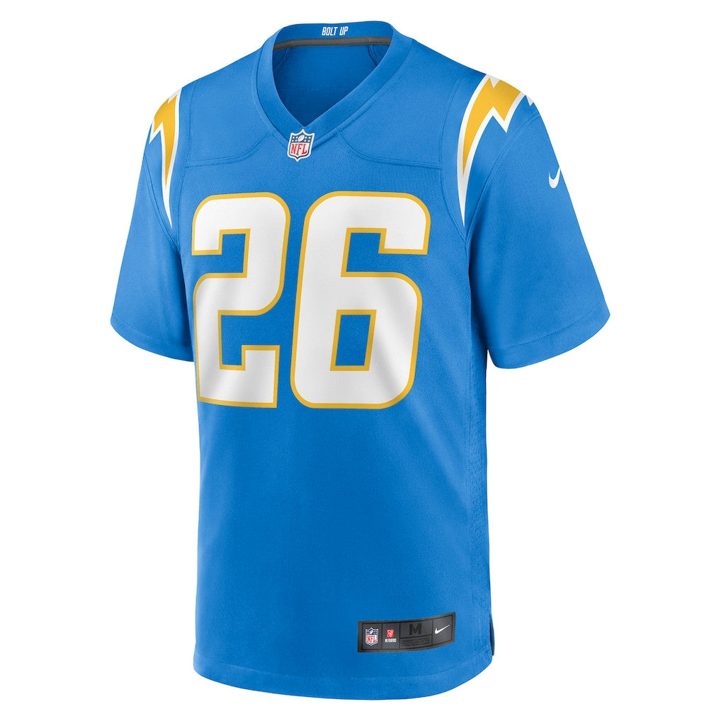 Asante Samuel Jr. 26 Los Angeles Chargers Game Men Jersey - Powder Blue