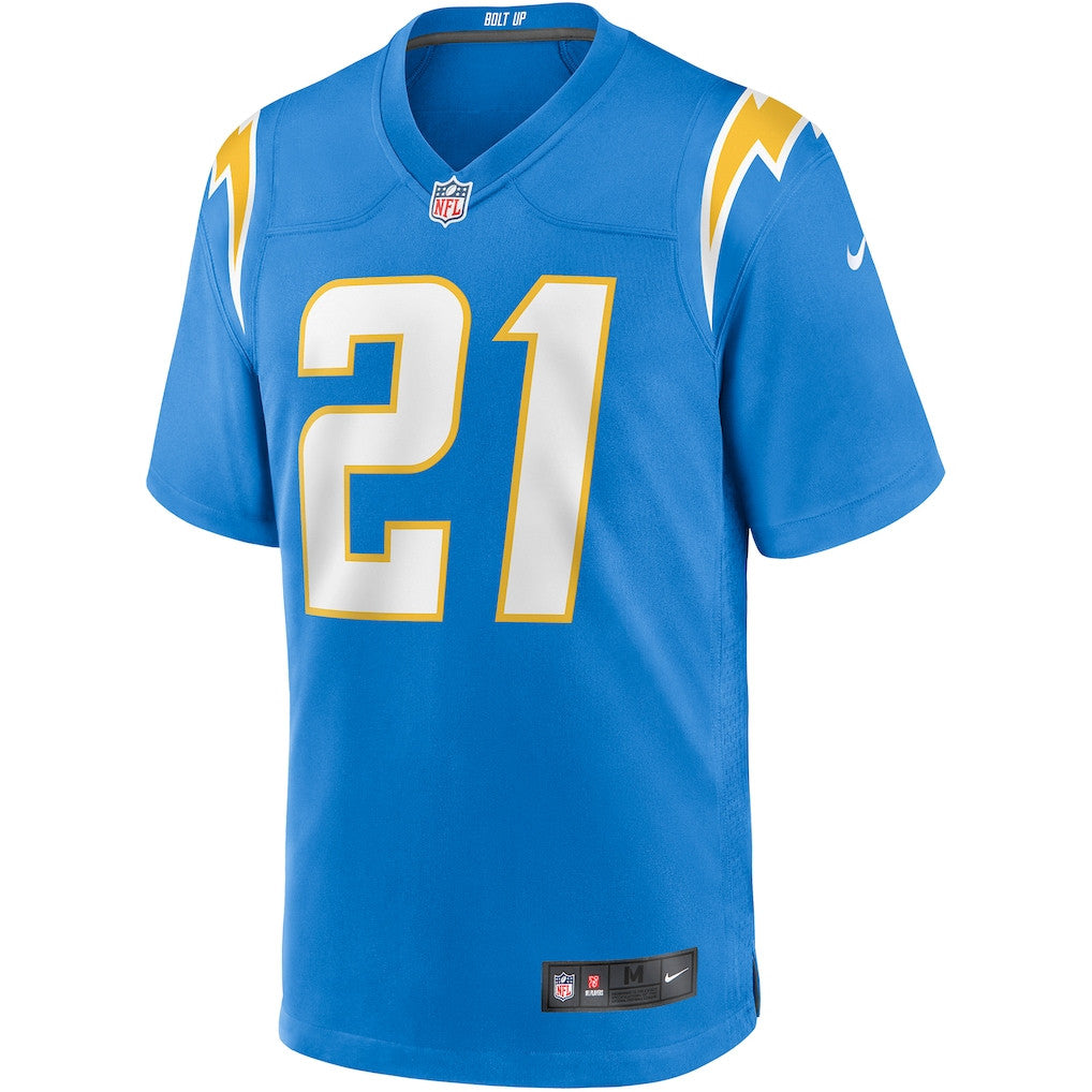 John Hadl 21 Los Angeles Chargers Game Retired Player Men Jersey - Powder Blue
