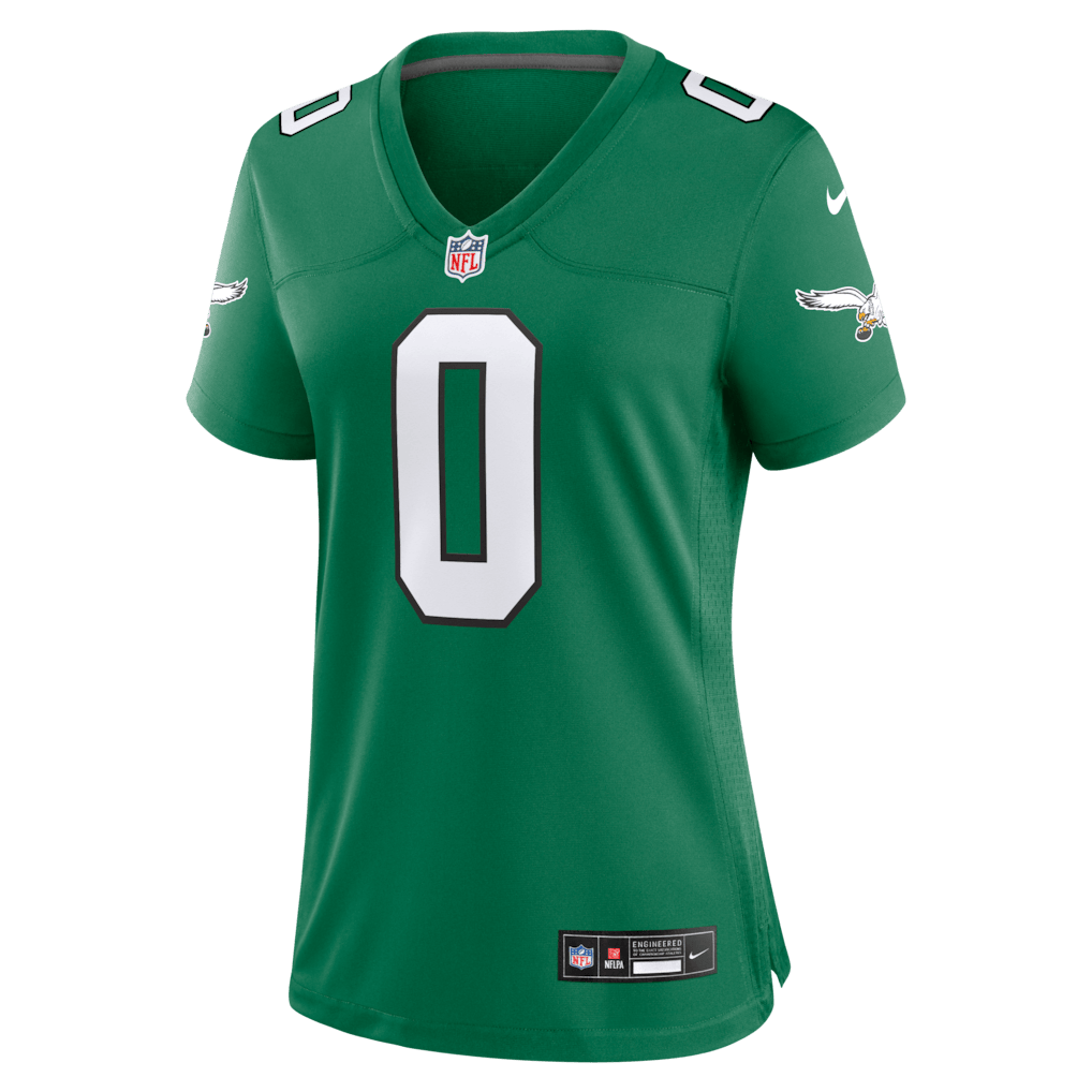 Marquise Brown 0 Philadelphia Eagles Women's Alternate Game Jersey - Kelly Green
