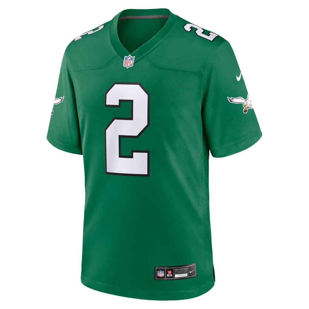 Tariq Woolen 2 Philadelphia Eagles Alternate Game Men Jersey - Kelly Green